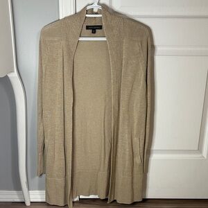 Banana Republic Women's Tan Ribbed Cardigan